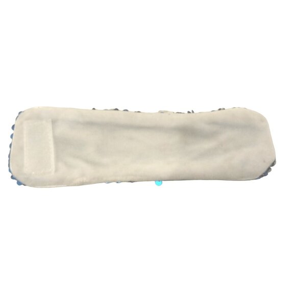 Sequin Mermaid Bracelet Silver Blue 6 inch - Picture 5 of 5